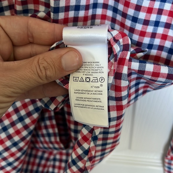 Ralph Lauren Oxford Gingham Shirt- Classic Fit - size medium- Like New - Picture 5 of 5